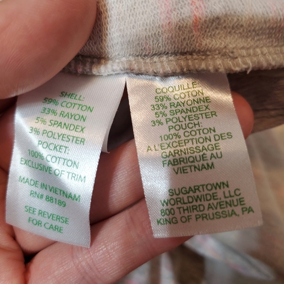 Lilly Pulitzer Zia mini skirt. Heathered grey space dyed, orange, pink. Size XS - Picture 9 of 12